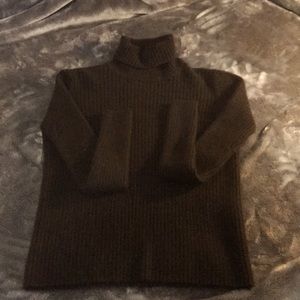 A black/brown turtle neck from Neiman Marcus